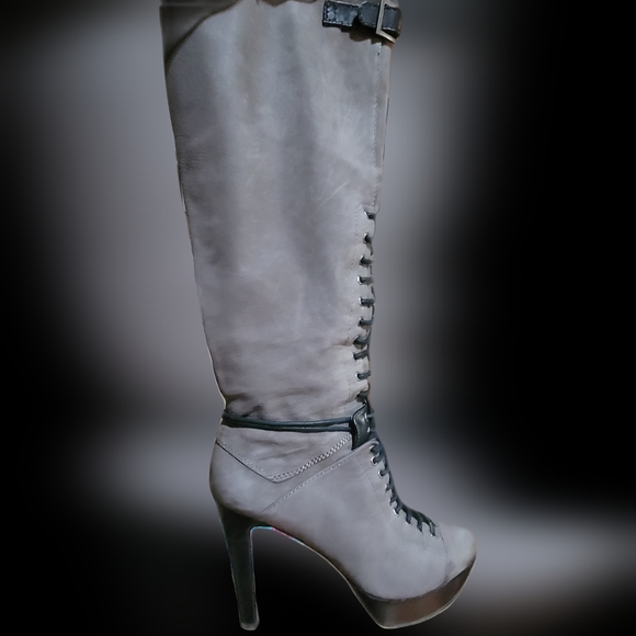 Nine West NWMYBOO DARK GREY/BLACK size 10M - Picture 5 of 10